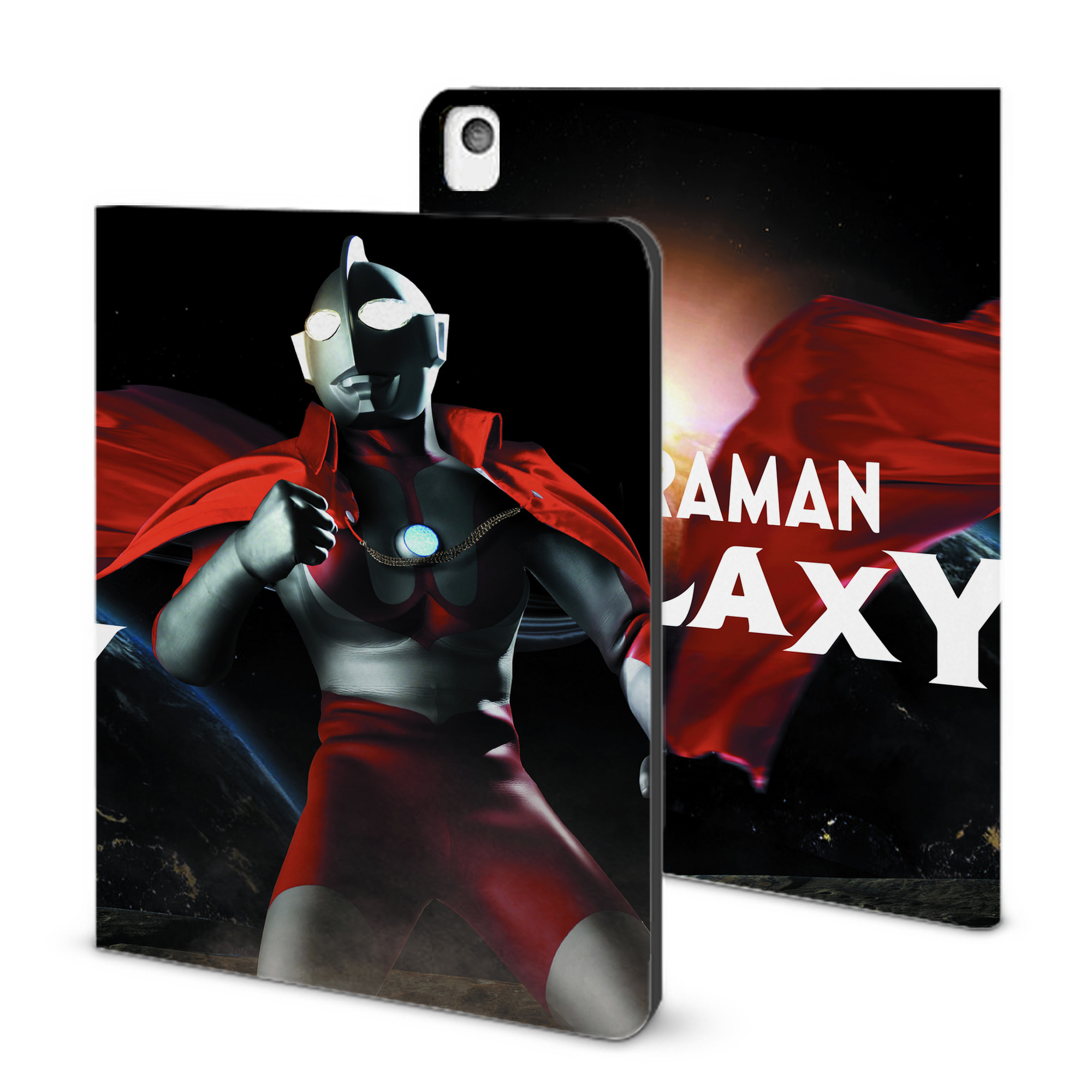 （画像用） ウルトラマン Ultraman IPadケース ペンホルダー付き ブックスタイルデザイン